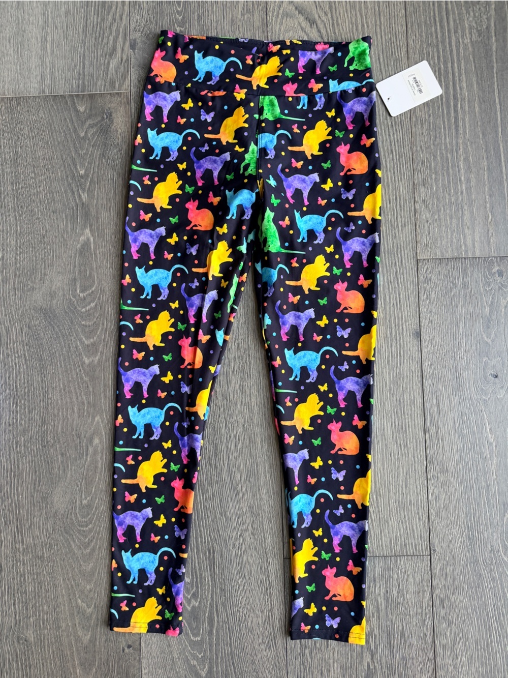 Natopia Clutter of Cats Deluxe Leggings in Black Size Medium